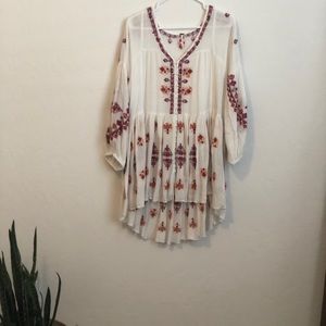 Free People Flower Tunic Dress/Shirt